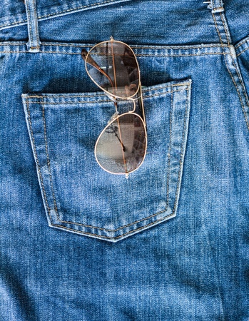  blue jean pocketの写真素材