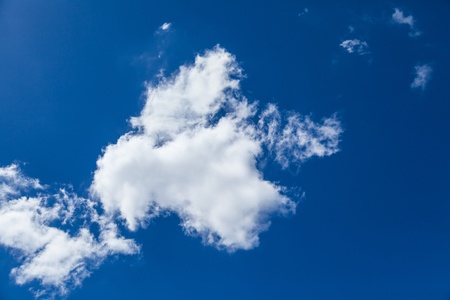 could and blue sky