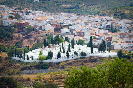 Casabermeja Cemetery in Malaga, Spain.の写真素材