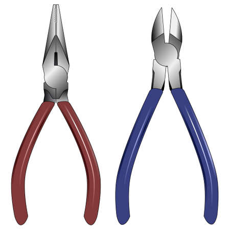 Pliers illustrationsのイラスト素材