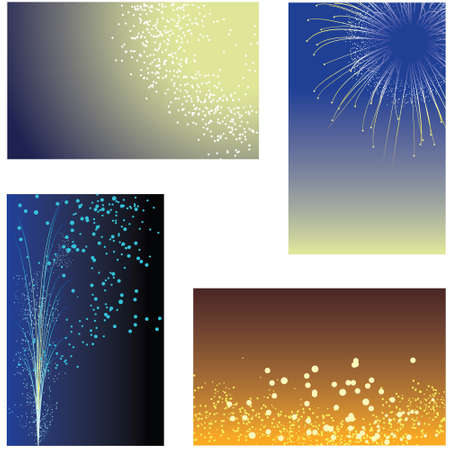 Fireworks backgroundsのイラスト素材