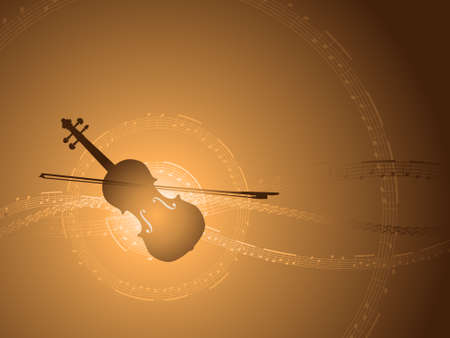 Violin background - horizontal のイラスト素材