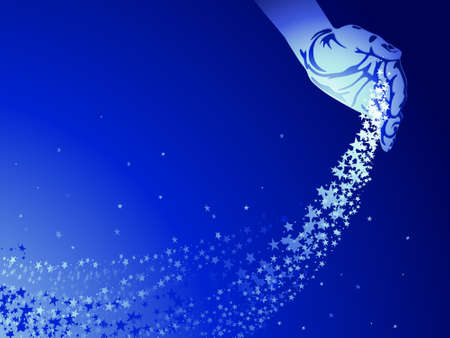 Hand of creationのイラスト素材