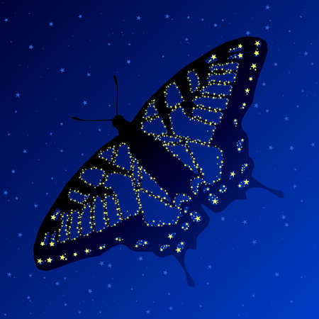 Swallowtail constellationのイラスト素材