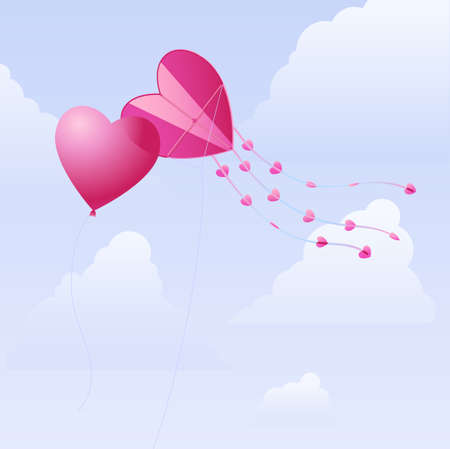 Love flying highのイラスト素材