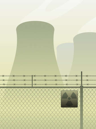 Cooling towersのイラスト素材