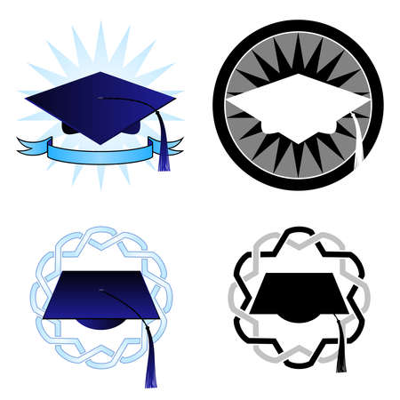 Graduation sealsのイラスト素材