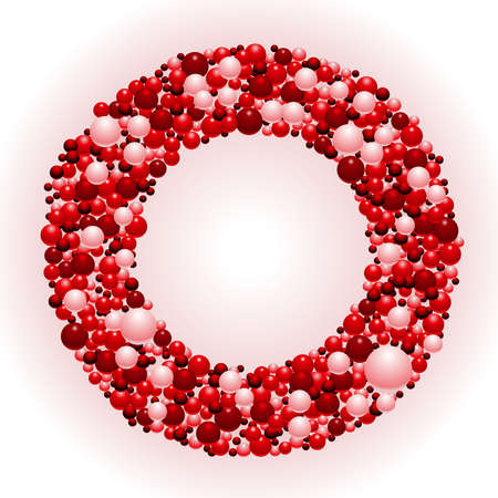 Bead wreathのイラスト素材