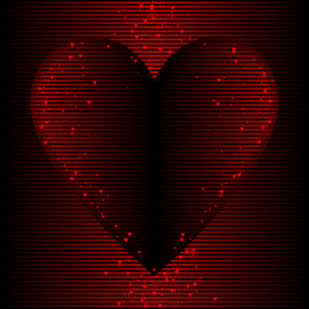 Digital heartのイラスト素材