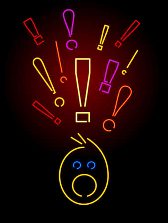 Neon Surpriseのイラスト素材