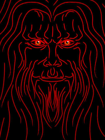 Evil wizardのイラスト素材