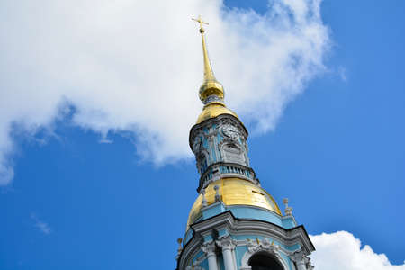 Russia, St. Petersburg Summer time scenic view topの写真素材