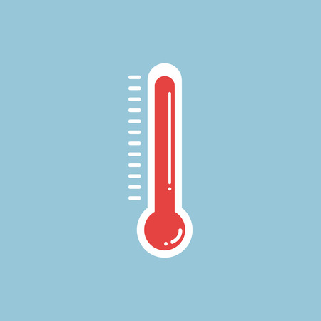 red thermometers with different levels