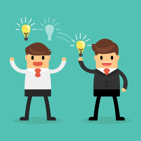 Business concept Ideas Sharingのイラスト素材