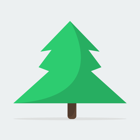 Christmas tree. Christmas symbol.のイラスト素材