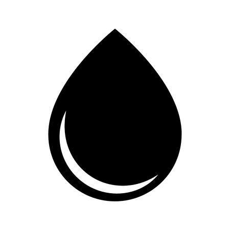 Vector of  Drop icon on gray background.のイラスト素材