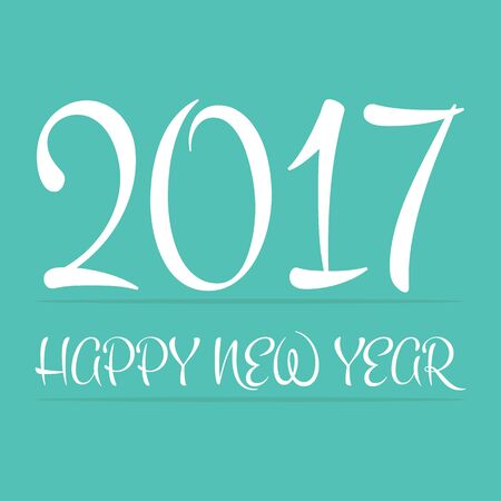 2017 Happy New Year day.のイラスト素材