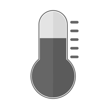 Thermometer icon on flat style.のイラスト素材