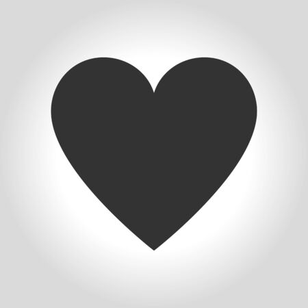 Hearts icon symbol of love on valentines Day.のイラスト素材