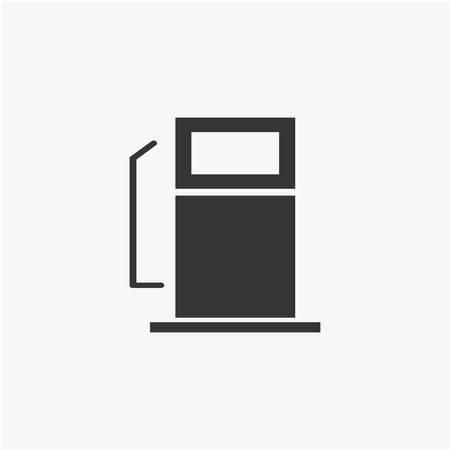 Fuel Icon Vector on white background. Simple flat symbol. のイラスト素材