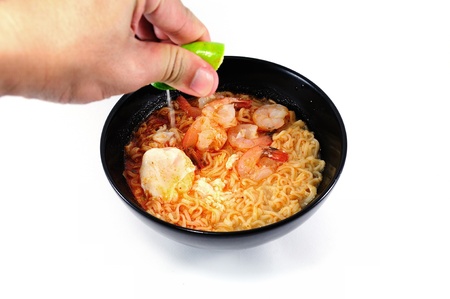 noodle tomyam kungの写真素材