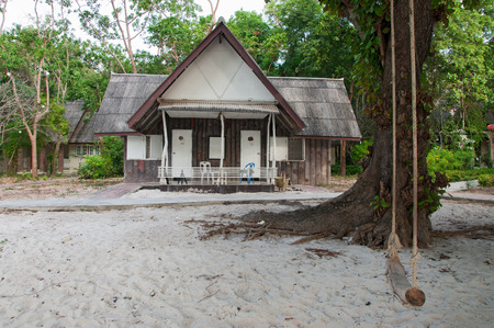 residence on the beachの写真素材