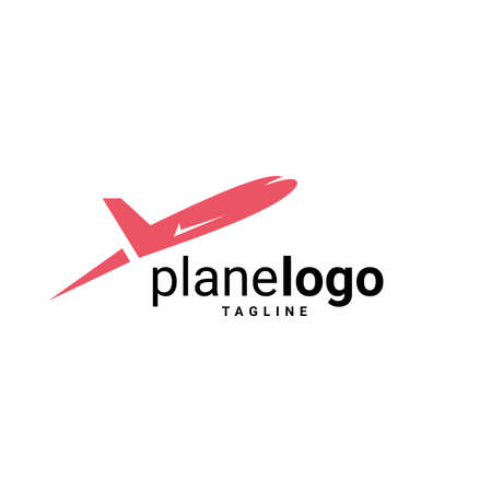 Airplane Logo Template Design Vectorのイラスト素材