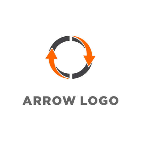 Arrows vector illustration icon Logo Template designのイラスト素材