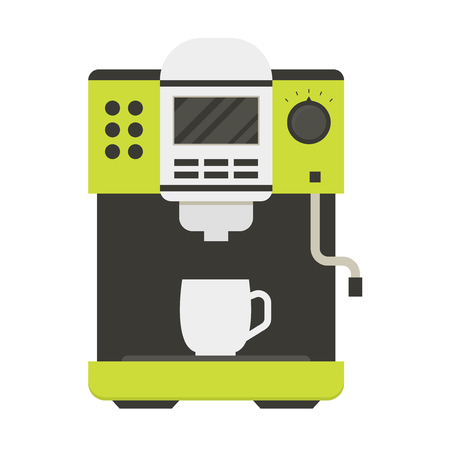 Coffee Machine with a Cup. Can Be Used For Home, Restaurant, Cafe or Office Vector illustrationの写真素材