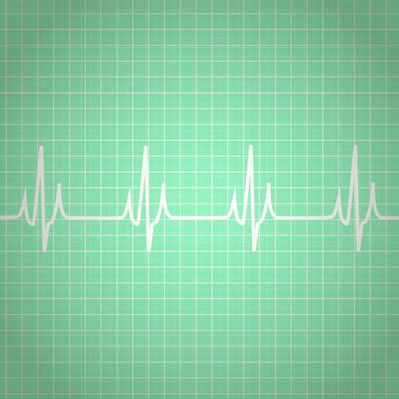 Heart Beats Cardiogram Background. Vectorの写真素材