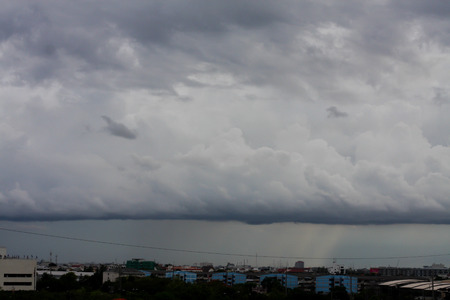 The strom are cover  Bangkok City Thailandの写真素材