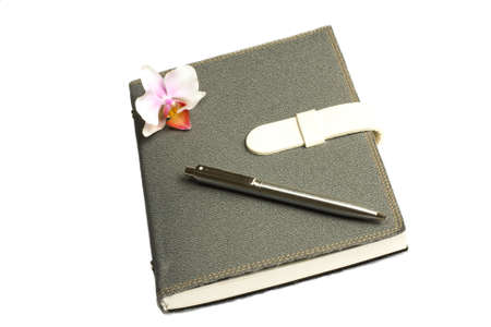 The notebook it kept all the plan and the memoryの写真素材