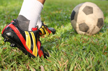 Football give a good Exercise and team workの写真素材
