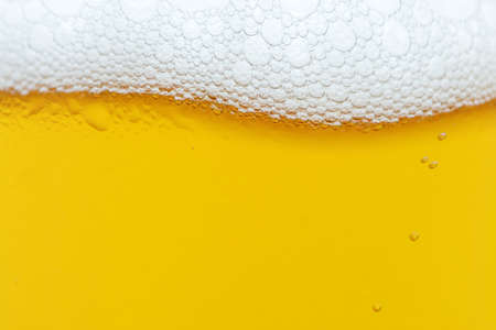 Close up drops of a Ice Cold Pint of Beer.の写真素材