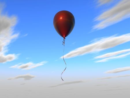 red balloonの写真素材