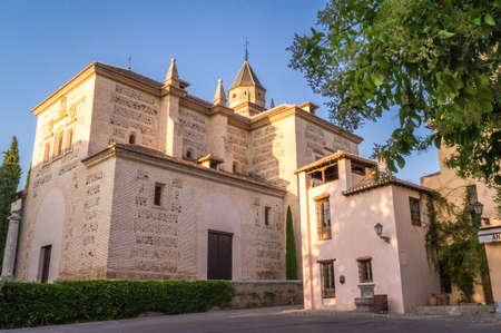 Alhambra of Granada in Spain on a bright sunny day