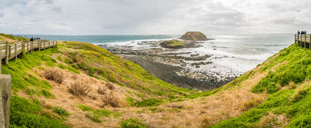 The nobbies island in the summer in Australiaの写真素材