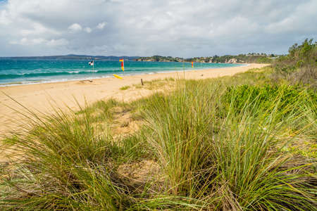 Aslings beach in Eden, New South Wales in Australia