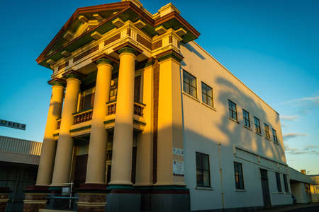 Masonic hall art deco building in Mackay, Australiaのeditorial素材
