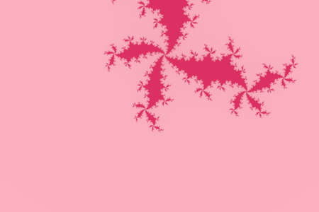 Mandelbrot fractal abstract geometrical wallpaper background with hypnotic shapes and Red colorsの写真素材