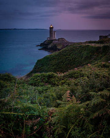 Petit minou lighthouse in France, most beautiful lighthouses in the worldの写真素材
