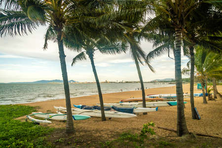 The strand in Townsville kissing point fort in Australiaのeditorial素材