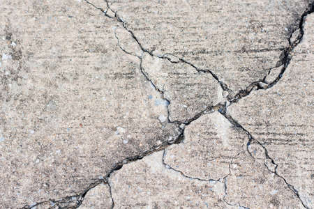 Concrete with crack の写真素材
