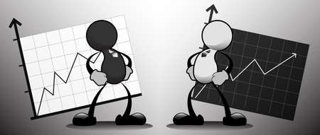 Rival businessman のイラスト素材