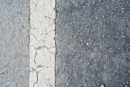 texture background of lines on the streetの写真素材