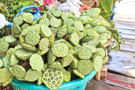 lotus seeds - can be used as medicine or healthyの写真素材