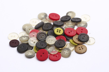 Buttons of various colors