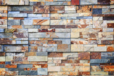 Rough brick wall.