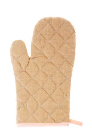 Kitchen gloves isolated on a white の写真素材