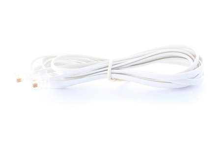 Ethernet Cable on a White Background.